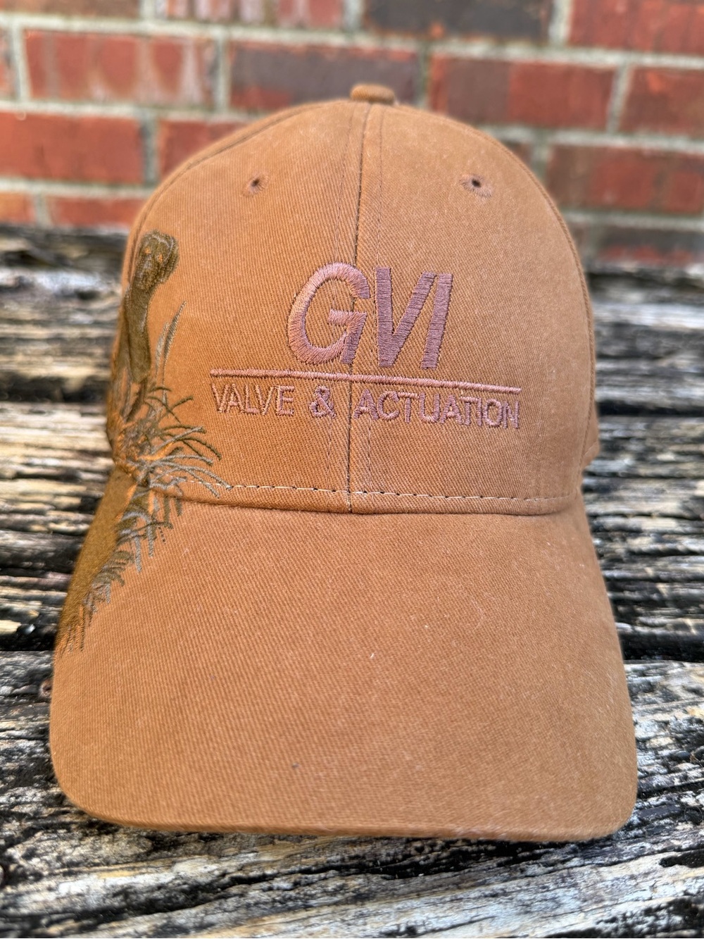 Vintage Dri-Duck 2006 Wildlife Series Brown Embroidered Black Lab Men's Cap BT1